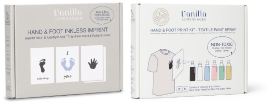 Vanilla COPENHAGEN Multi Stoff Paint Spray Hand & Foot Print Kit Vanilla COPENHAGEN Multi Stoff Paint Spray Hand & Foot Print Kit