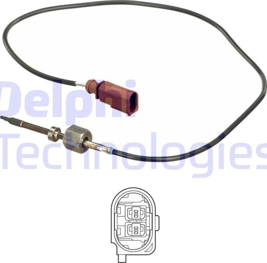 Sensor, eksostemperatur DELPHI TS30252