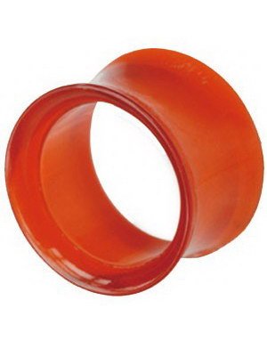 Criminal Rød Piercing Tunnel Strl 4 mm