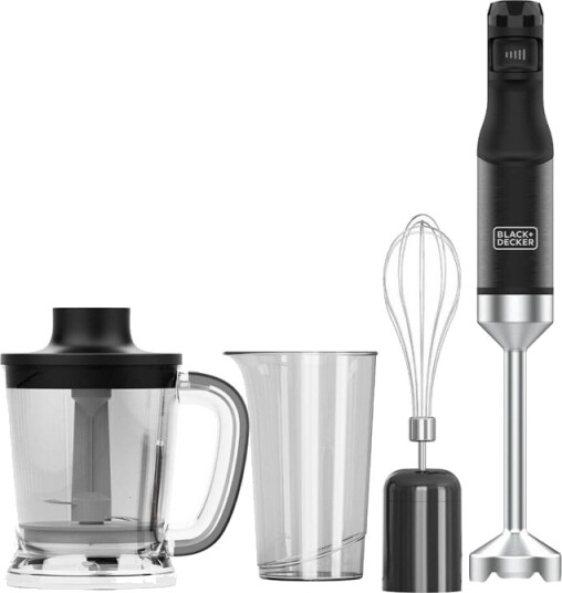 BLACK+DECKER 1500W Stavmikser med Tilbehør - Svart BXHBA1501E BLACK+DECKER 1500W Stavmikser med Tilbehør - Svart BXHBA1501E