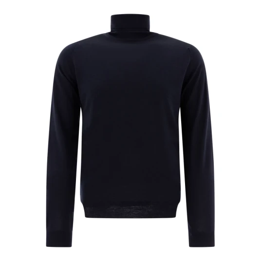 John Smedley Cherwell Extra Fine Merino Rollneck Midnight John Smedley Cherwell Extra Fine Merino Rollneck Midnight