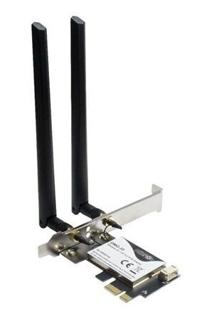 Inter-Tech DMG-35 WiFi 6 + BT 5.0 PCIe Adapter