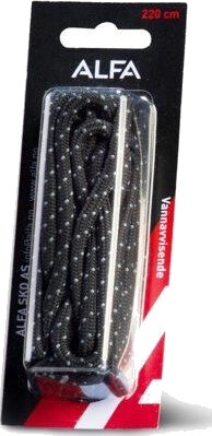 Alfa Lisser Black Wgrey Dots 160cm Alfa Lisser Black Wgrey Dots 160cm