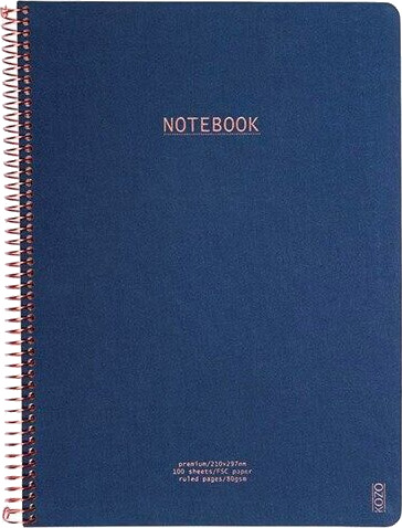 KOZO Premium Notebook A4 Marine 100 pcs 80g.