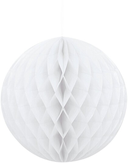 Hvit Honeycomb Ball 20 cm Hvit Honeycomb Ball 20 cm