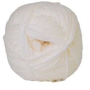 Hjertegarn Aloe Sockwool Strømpegarn 100 Hvit