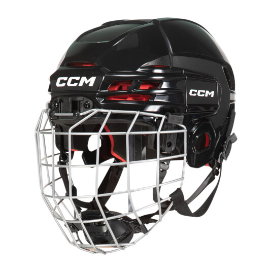 CCM Htc 70 Combo Yt 23/24, hockeyhjelm barn OSFA (49-53,5cm) BLACK