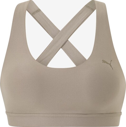 Puma Sports BH Cloudspun Bra Mid Beige