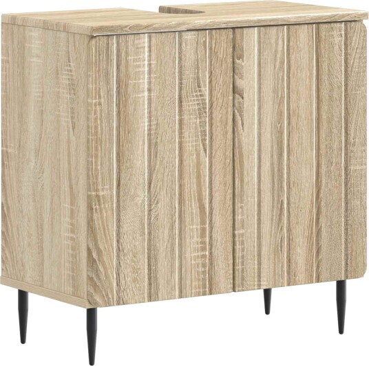vidaXL Baderomsvaskeskap ZWOLLE Sonoma eik 59,5 x 31,5 x 59 cm