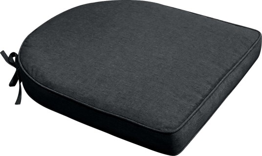 Nordstrand Home Sittepute til hagestol   48x49 cm   6 cm tykk   Antrasittgrå hagepute   Nordstrand home