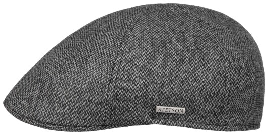 Stetson Men's Texas Fine Herringbone Flat Cap Antracite 54 55/S Stetson Men's Texas Fine Herringbone Flat Cap Antracite 54 55/S