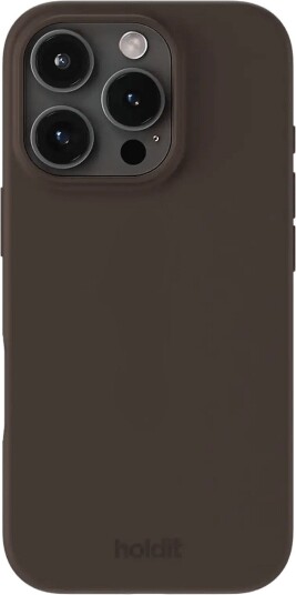 Holdit Silicone Case iPhone 16 Pro Max CHOCOLATE