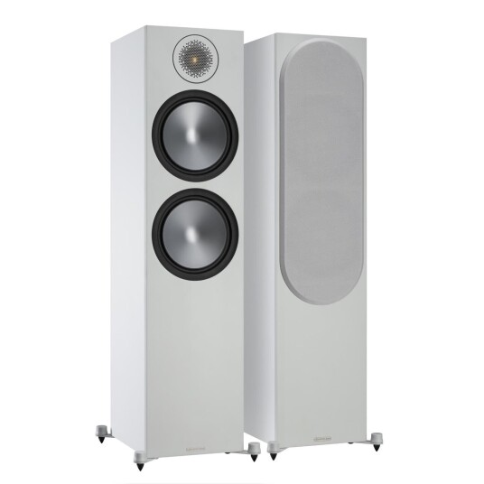 Monitor Audio Bronze 500 Gulvstående Høyttalere Hvit