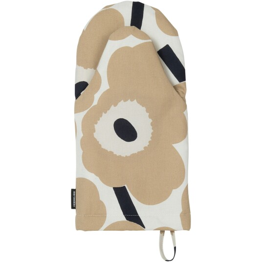 Marimekko Pieni Unikko Grytevott Beige / Off white / Mørkeblå Marimekko Pieni Unikko Grytevott Beige / Off white / Mørkeblå