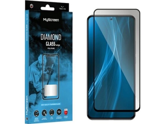Myscreen Ms Diamond Glass Edge Fg Honor Play 8T Juoda/Juodas Full Glue