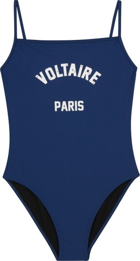 Zadig & Voltaire Badedrakt Alanis Middelalder Blue m. Hvit Zadig & Voltaire 10 år 140 Badetøy Blå