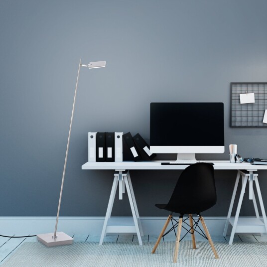 Gulvlampe PURE Pure Mira dimmbar Grå Stue Metall Moderne 35 131 Grå