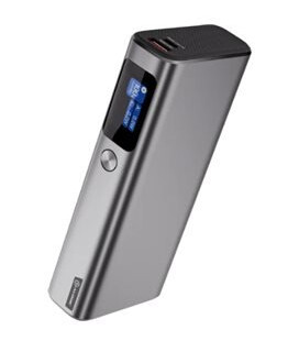 Alogic Ruck - Strømbank - 20000 Mah - 130 Watt - 3 A - 3 Utgangskontakter (24 Pin Usb-C, Usb) - Sølv, Svart