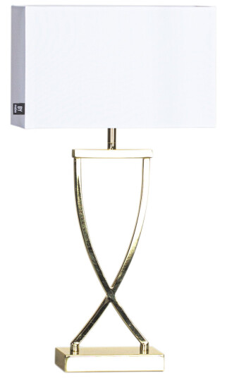 By Rydéns Omega bordlampe Messing/hvit 52 cm 1561144-02-0 1036451-02-0 By Rydéns Omega bordlampe Messing/hvit 52 cm 1561144-02-0 1036451-02-0