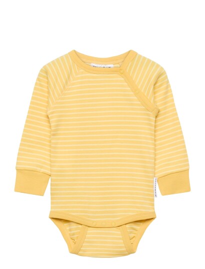 Geggamoja Body Striped   Yellow   74/80