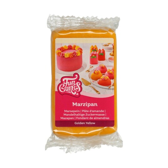 Gul Marsipan Fra Funcakes 250g