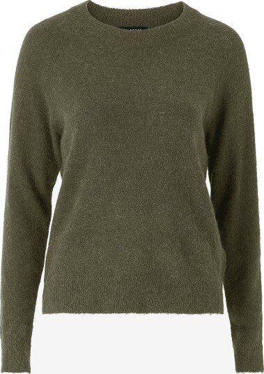 Selected FEMME Genser slfLulu LS Knit O neck Grønn Selected FEMME Genser slfLulu LS Knit O neck Grønn