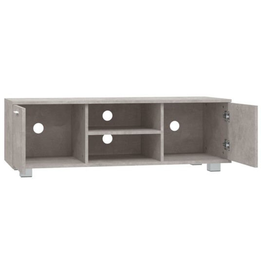vidaXL TV-benk betonggrå 120x40,5x35 cm konstruert tre