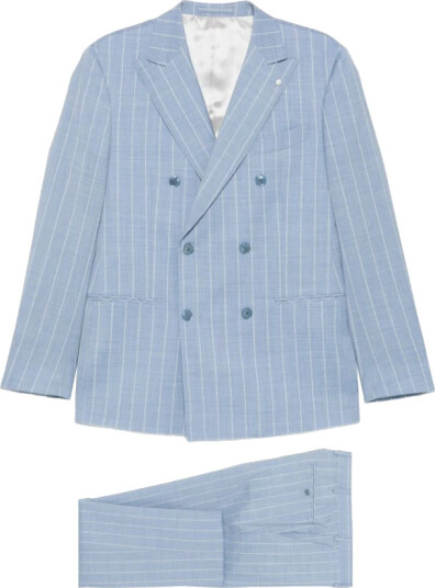 Luigi Bianchi Mantova Herre Dress Blå M, Luigi Bianchi Mantova Herre Dress Blå M,