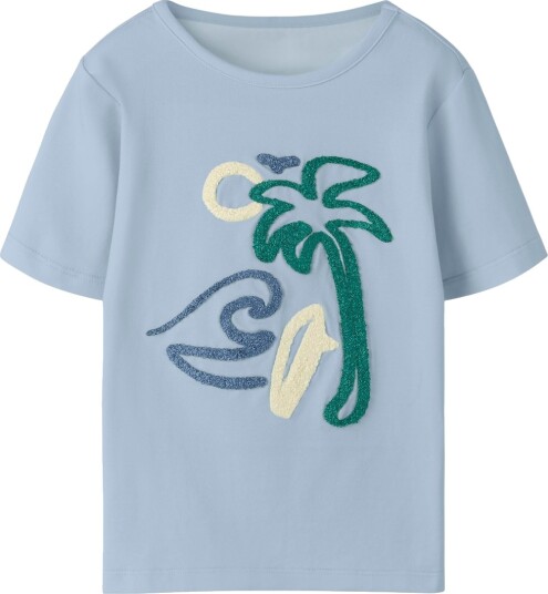 Name It T skjorte NmmFiklan Blue Tåke Name It 6 år (116) T skjorte Lyseblå