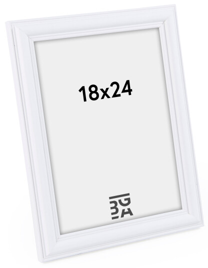 Focus Ramme Tango Wood Hvit - 18x24 Cm