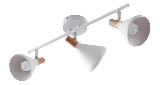 Lindby Taklampe Arina i hvitt, 3 lyskilder, lang Lindby Taklampe Arina i hvitt, 3 lyskilder, lang