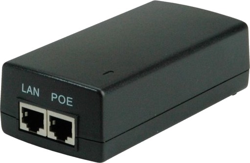Value PoE nettverksenhet 10/100/1000 Mbit/s 55V svart Value PoE nettverksenhet 10/100/1000 Mbit/s 55V svart