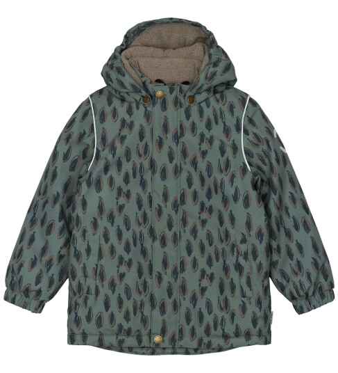 mikk-line Winter Jacket Aop Khaki green 116 mikk-line Winter Jacket Aop Khaki green 116