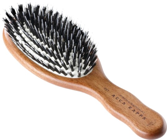 Acca Kappa Mini Oval Brush Kotibe´ Wood 100% Boar Bristles & Nylon Mon
