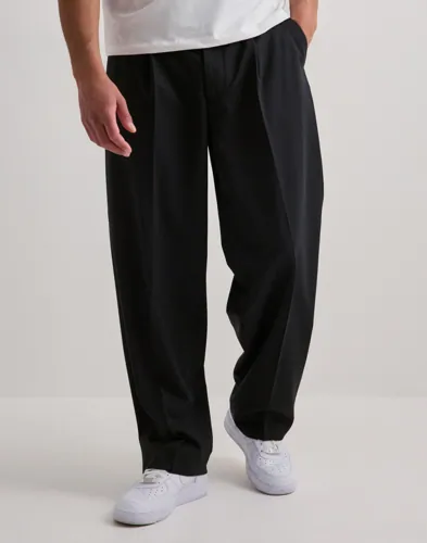 ANNARR Anrnorr 261 Wool Blend Trouser Dressbukser Svart