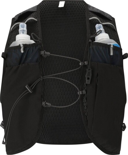 Endurance Genend Running Vest W/Bottles   Black   M