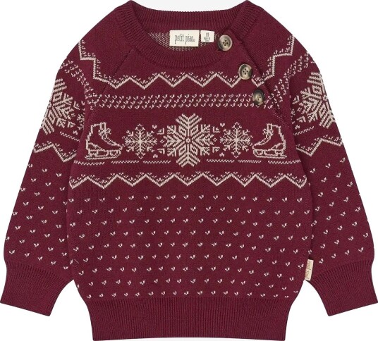 Petit Piao Ppginger Knit Pullover - SYRAH - 80