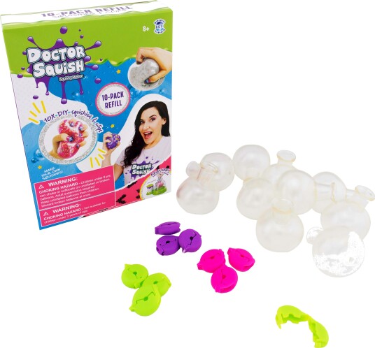 Doctor Squish Squishy Pack Refill V2 10 ballonger + klips 38687