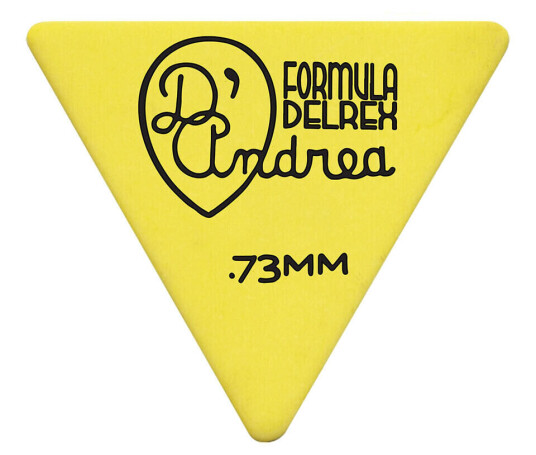 D'Andrea Delrex 355 - 0,73 Medium YellowRiffle Pack 72 Pcs