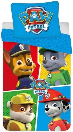 Licens Paw Patrol sengetøy 100% bomull 140x200 cm Licens Paw Patrol sengetøy 100% bomull 140x200 cm