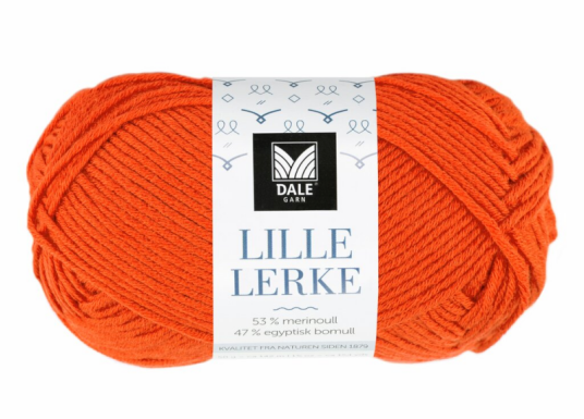 Dale Garn Dale Garn Lille Lerke Oransje 8165 50g