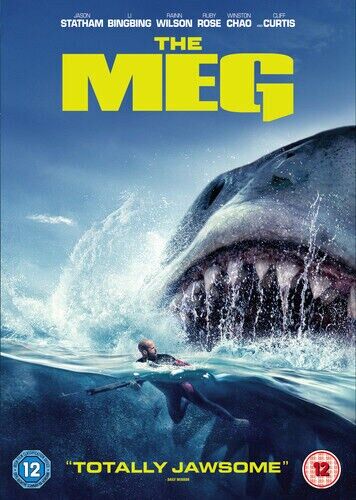 The Meg DVD 2018 Jason Statham, Turteltaub DIR cert 12  Englist Brand New