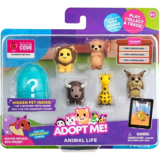 Roblox Adopt Me 6-Pack Pets 6 forskjellige dyrefigurer
