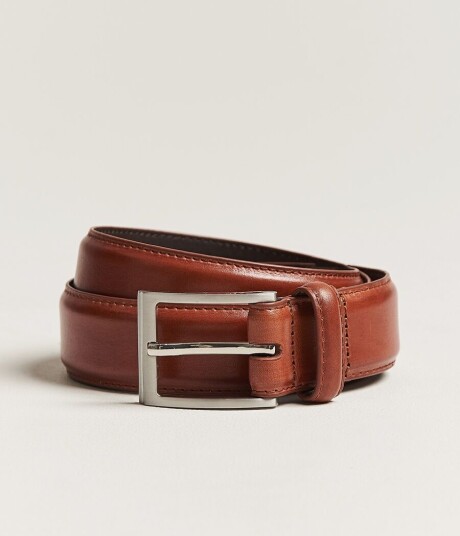Loake 1880 Philip Leather Belt Mahogany