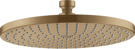Axor Starck 1jet Hodedusj, Ø240 mm Med 1 stråletype, Børstet Bronse