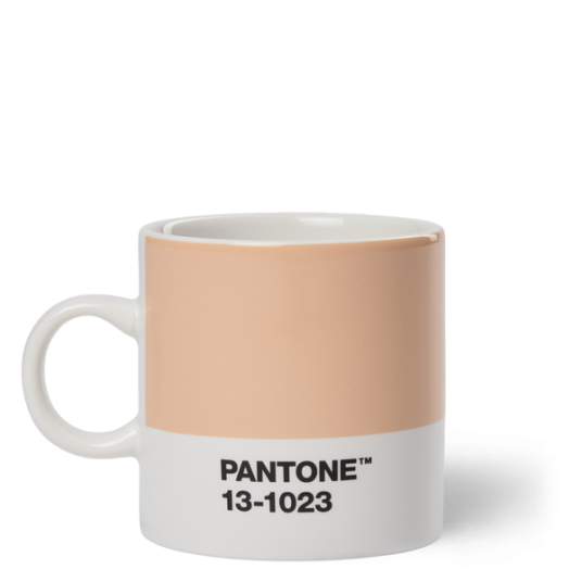 Pantone Espressokopp med hank 120ml Peach Fuzz COY 2024