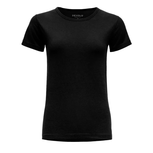 Devold Women"s Breeze Plus Merino 200 T Shirt Black L