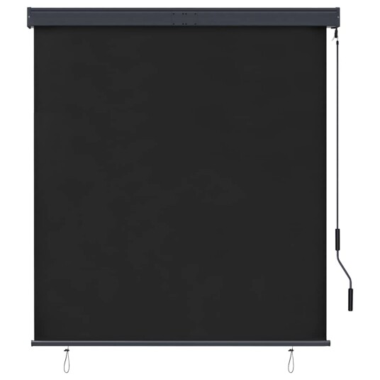 vidaXL Utendørs rullegardin 140x250 cm antrasitt