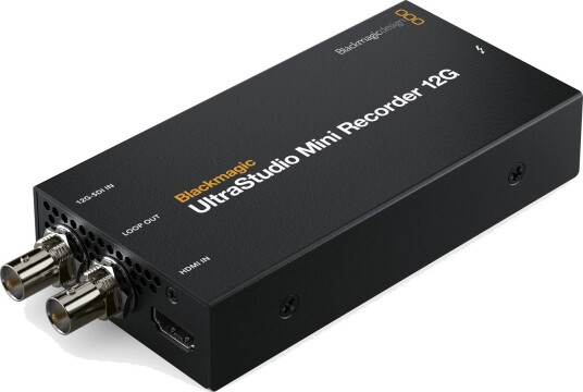 Blackmagic Design UltraStudio Mini Recorder 12G 4K OpptagerThunderbolt 4 (USB-C 4) Blackmagic Design UltraStudio Mini Recorder 12G 4K OpptagerThunderbolt 4 (USB-C 4)