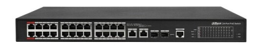 Dahua Technology Poe Dh-Pfs4226-24Et-360-V3, Håndtert, L2, Gigabit Ethernet (10/100/1000), Strøm Over Ethernet (Poe), Rack-Montering
